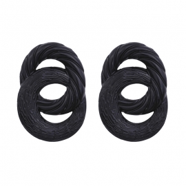 New european and american style cross-border distribution earrings jewelry alloy figure 8 spray paint plating earrings yiwu factory wholesale