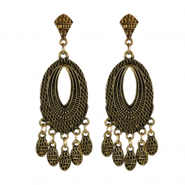 New style earrings jewelry bohemian style hot sale retro temperament alloy earrings foreign trade wholesale tassel earrings