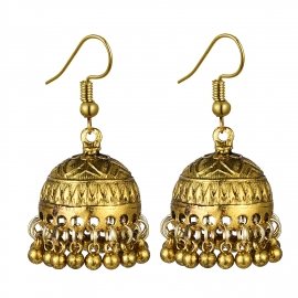 European and american new style retro fashion alloy bell earrings bohemian indian style chic earrings