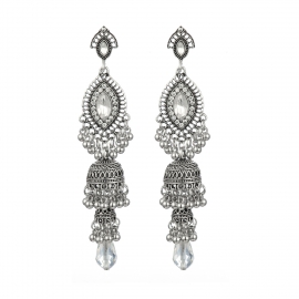 Atmospheric diamond retro earrings exotic factory direct sales