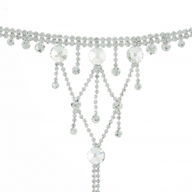 European and american jewelry fashion korean version luxury full diamond micro-inlaid yoga bracelet foot accessories