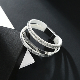 Japan and south korea hot sale bohemian bracelet fashion tungsten ring bracelet crafts ethnic style simple ladies jewelry wholesale