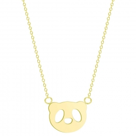 Fashion creative cute style ladies panda pendant necklace