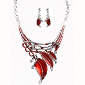 European and american fashion big-name creative jewelry alloy leaf-shaped necklace women aliexpress amazon hot sale wholesale