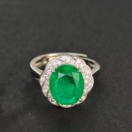 Elegant high quality fashion zircon s925 silver ring