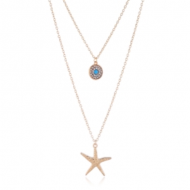 Hawaiian style casual item jewelry handmade shell short clavicle necklace