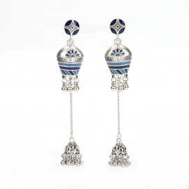 Cross-border hot-selling earrings indian style long tassel earrings retro ethnic style fashion ladies earrings wholesale