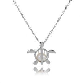 European and american hot-selling hollow natural freshwater pearl series necklace, creative personality oyster pendant necklace jewelry