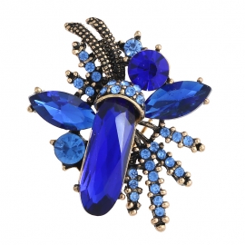 Creative personality fashion gem brooch