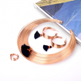 European and american cross-border accessories clothing new product set chain creative new alloy plating necklace female yiwu item