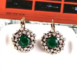 European and american diamond earrings crystal earrings ethnic style