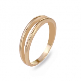 New personality double ring couple ring creative thin ring