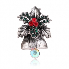 Creative christmas gift bell brooch