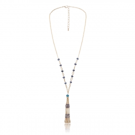 European and american cross-border jewelry temperament literary retro necklace sweater chain women simple geometric creative wild necklace