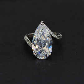 Elegant high quality fashion zircon s925 silver ring