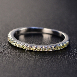 Elegant high quality fashion zircon s925 silver ring