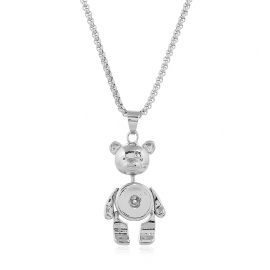 Long wild sweater chain fashion harajuku style personality street cartoon bear necklace
