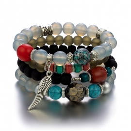 European and american fashion jewelry new multi-element handmade beaded bracelet female bohemian multi-layer bracelet jewelry manufacturer