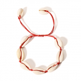 European and american cross-border jewelry, temperament, ethnic style, simple shell jewelry, wild temperament woven creative bracelet