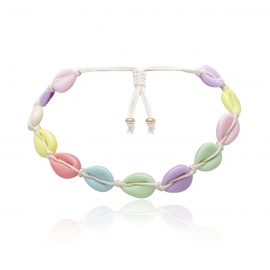 European and american cross-border jewelry, wild beach geometric necklace women, personality and creative ocean style color shell necklace