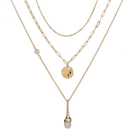 European and american fashion new products, multi-layered items, accessories, fashion trend, street shooting, natural freshwater pearl necklace
