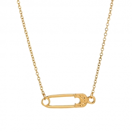 Foreign trade fashion simple new jewelry temperament wild pin pendant design personality necklace clavicle chain female