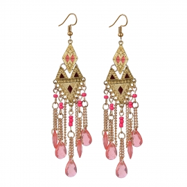 Bohemian fashion earrings long tassel chain earrings jewelry amazon hot selling earrings earrings wholesale