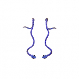 Stud earrings female personality creative little snake fashion wild long earrings banquet dress earrings european and american cross-border ear accessories