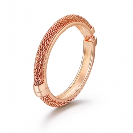 European and american minimalist jewellery ladies all-match ring rice grid mesh three-color gold-plated bracelet foreign trade domestic sales explosive bracelet