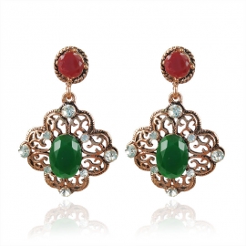 Exquisite fashion retro resin earrings earrings original bohemian earrings