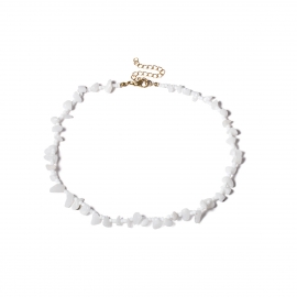 European and american cross-border jewelry, personalized multi-layer geometric chain necklace for women, simple original stone rice bead retro portrait necklace