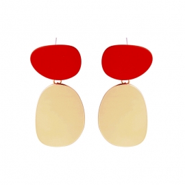 Simple temperament net red earrings earrings female european and american style niche design long temperament trendy earrings