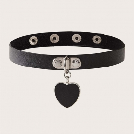 European and american cross-border accessories, nightclub punk style, love pendant collar