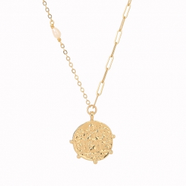 European and american foreign trade creative ancient rome retro coin necklace fashion hot selling wild simple style clavicle chain female