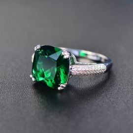 Elegant high quality fashion zircon s925 silver ring