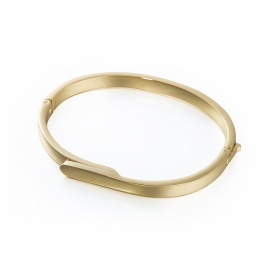 European and american popular big brand one word glossy simple opening boutique bracelet jewelry one drop delivery