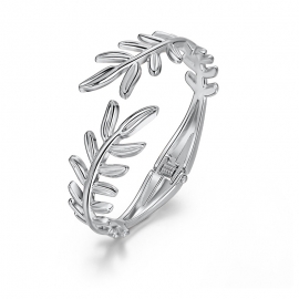 Hot selling bracelet simple wild leaf jewelry opening boutique spring bracelet