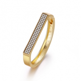 Cross-border hot sale european and american open bracelet creative word diamond bracelet fashion female jewelry bracelet one drop