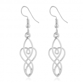 Creative new simple palace retro celtic knot pendant earrings european and american fashion geometric alloy personality earrings