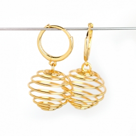 Spring ball light luxury cold wind s925 sterling silver earrings earrings