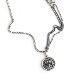 Elephant baby elephant s925 sterling silver pendant necklace accessories