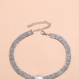 Fashion, luxury, simple temperament, short clavicle necklace