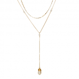 Wish amazon multi-layer necklace female fashion handmade bead chain card neck natural pearl pendant factory direct sales