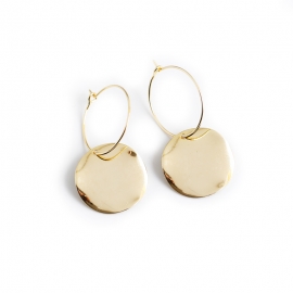 Round irregular wave surface s925 sterling silver earrings earrings earrings female jewelry