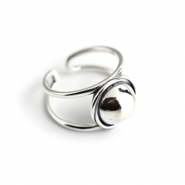 Men and women thai silver do old exaggerated trend s925 sterling silver open ring big male ring