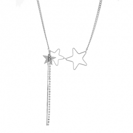 Five-pointed star multi-layer temperament necklace female summer creative new star necklace jewelry