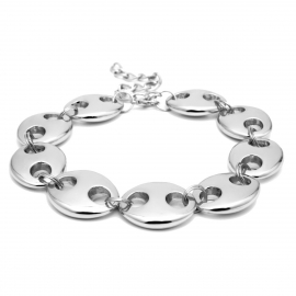 European and american cross-border jewelry personalized geometric chain necklace necklace female simple pig nose buckle ccb wild necklace