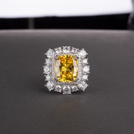 Elegant high quality fashion zircon s925 silver ring