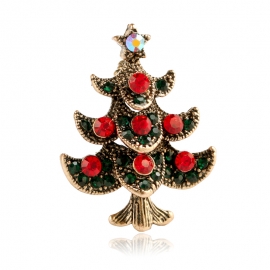 Creative christmas gift christmas tree brooch