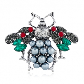 Exquisite and versatile drip glaze diamond christmas tree brooch